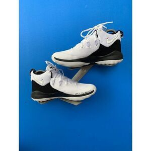 Nike Zoom Rev II TB A05386-100 White Black Athletic Sneakers Men’s Size 5.5